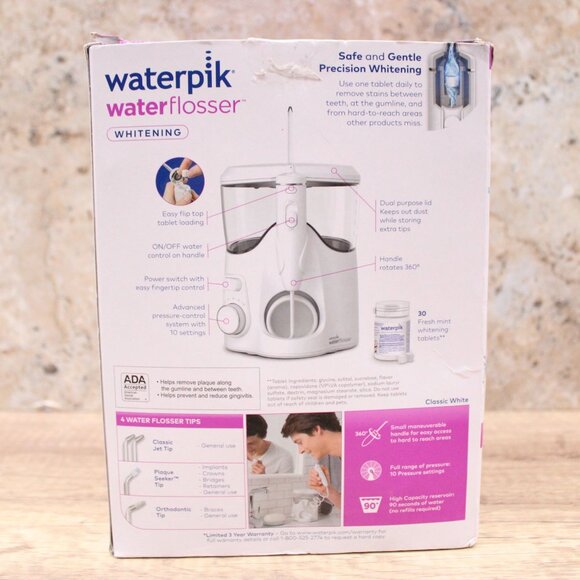 Waterpik Whitening WaterFlosser In-Handle Whitening Infuser + Accessories - Picture 4 of 10